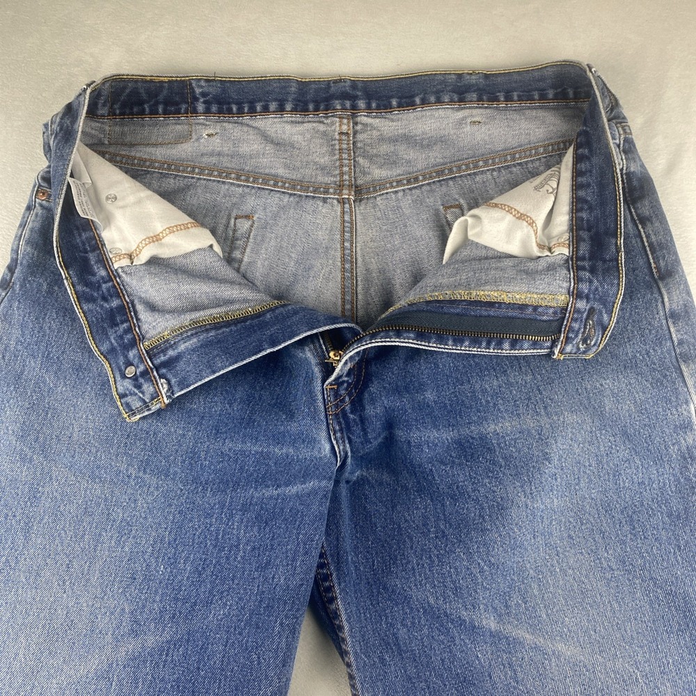 Levis Jeans Mens 40 X 32 Blue 550‎ Relaxed Tapered American Cowboy Ranch Y2K - Picture 5 of 13